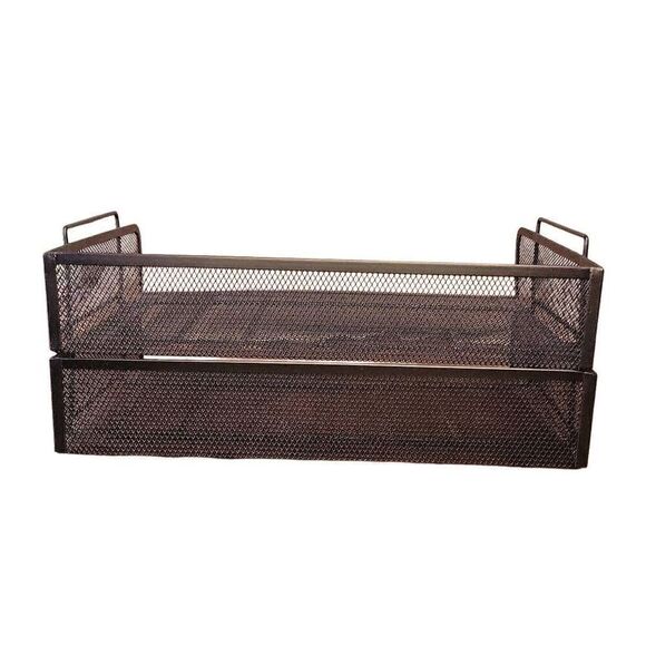 Wire Mesh Document Two Tier Rack - Picture 2 of 5